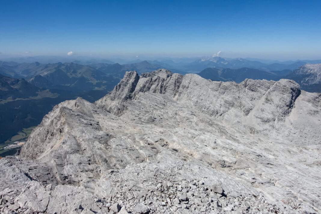 Blick Richtung Westen über das Hochplateau der Leoganger Steinberge