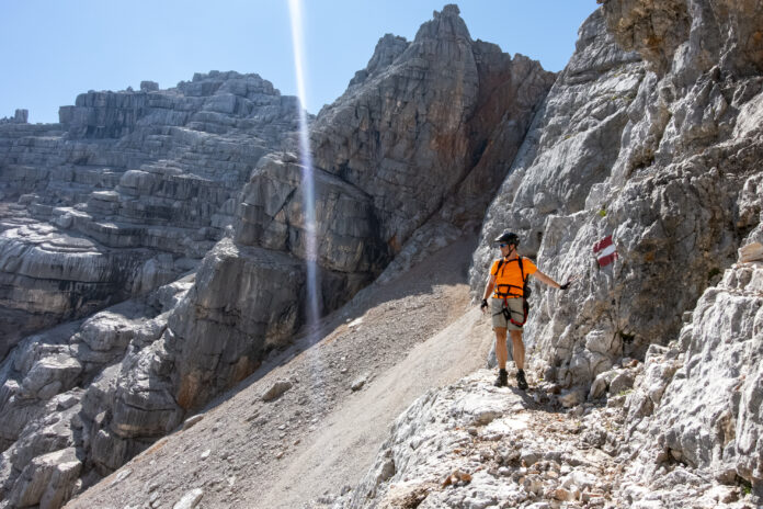 Birnhorn Beim Abstieg, im Hintergrund links das Birnhorn