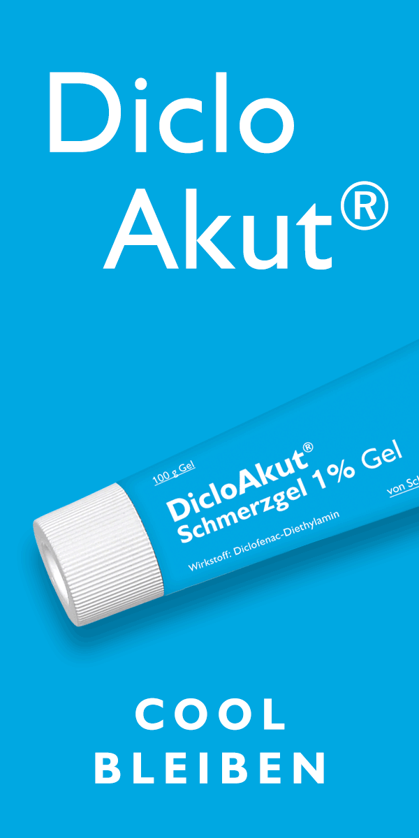 Anzeige für DicloAkut Forte