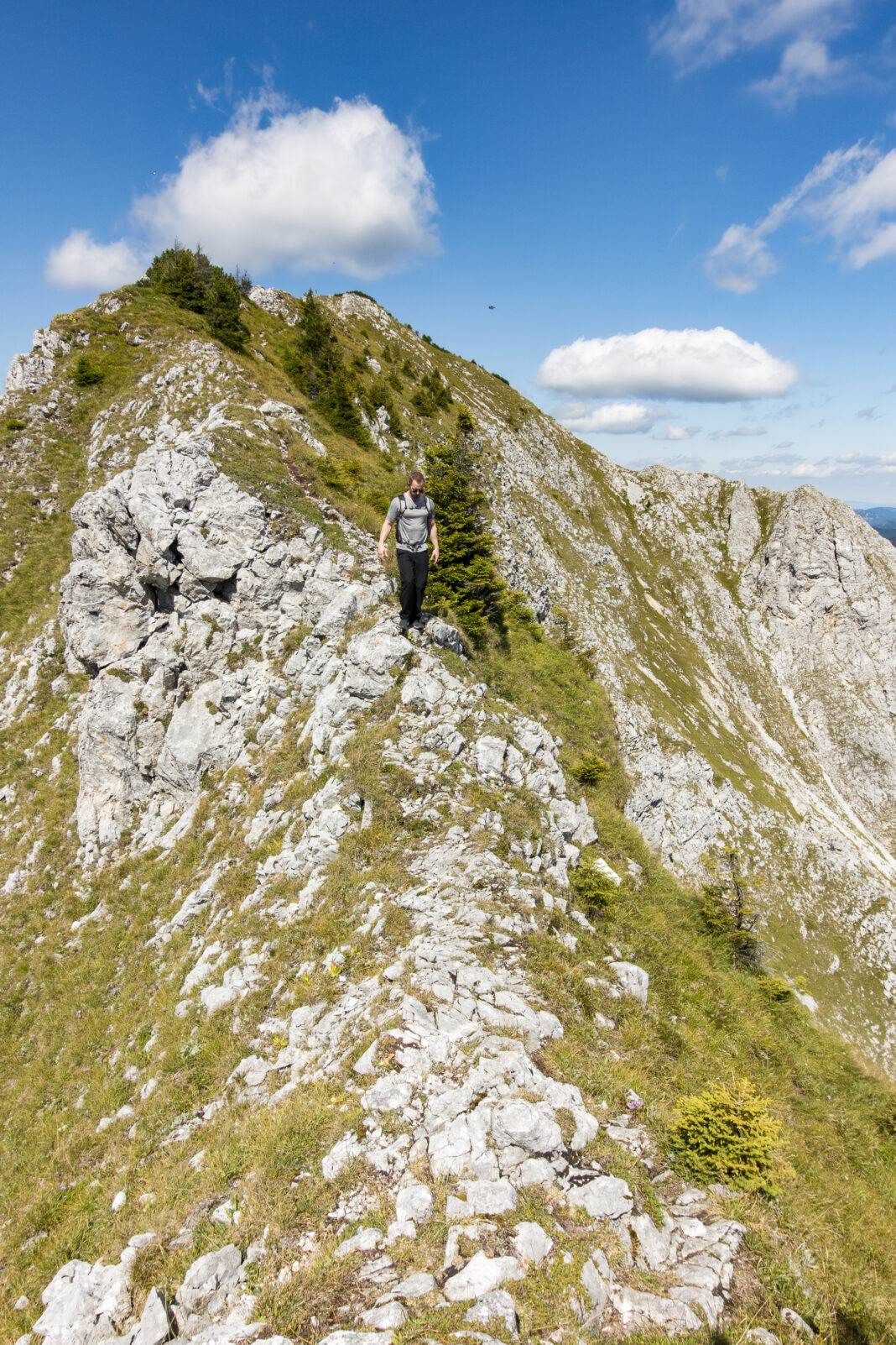 Trittsicherheit und Schwindelfreiheit sind am Wildkamm Grundvoraussetzung