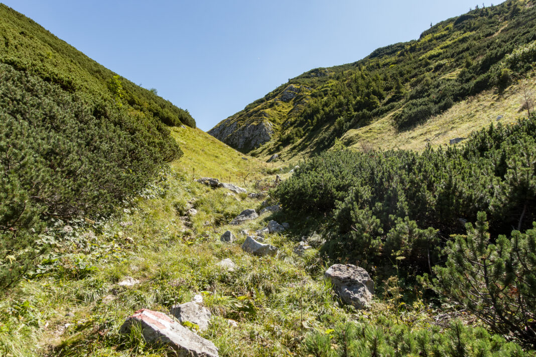 Die Landschaft wird immer enger