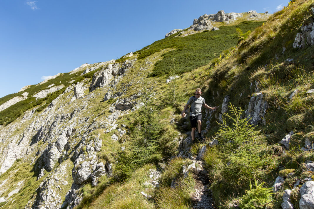 In der Steilstufe im Rodeltal