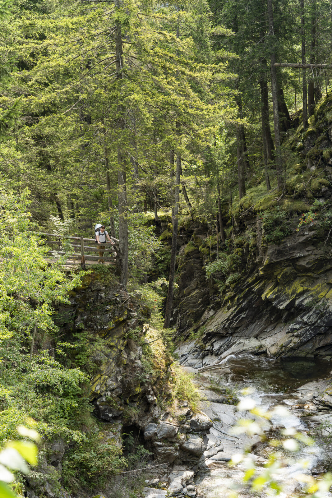 Die Tour ist sehr gut mit Kraxe machbar und nicht zu lange