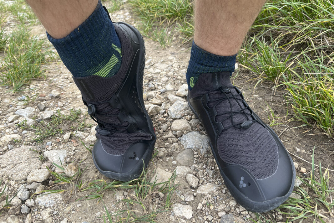 Der Schuh ist extrem flexibel