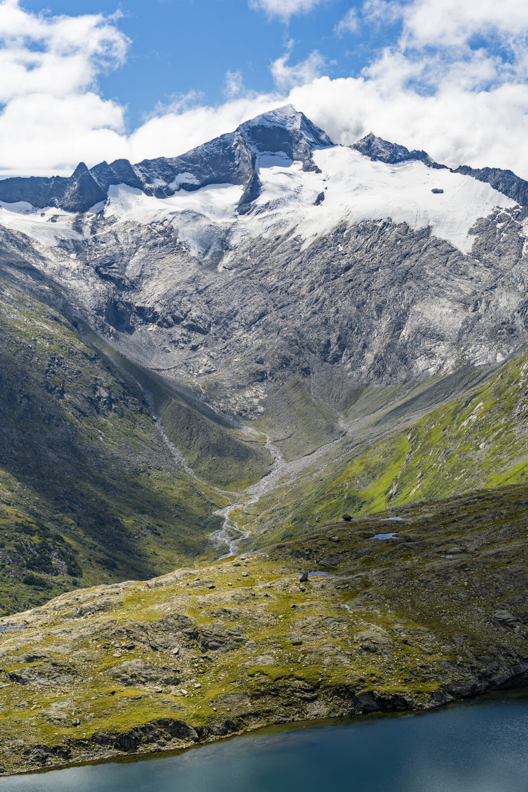 Eines der Highlights der Wanderung: der Blick zur Hochalmspitze