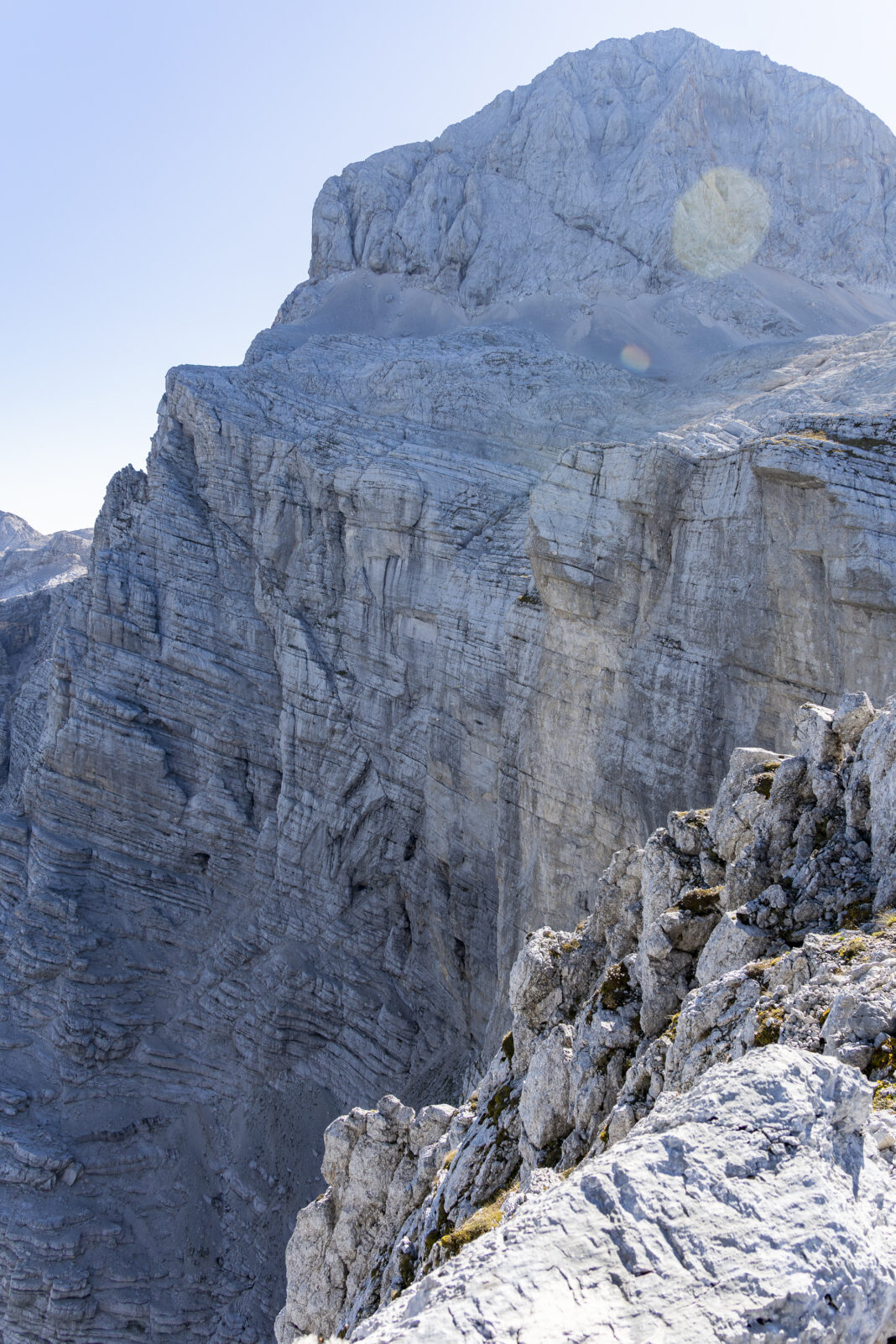 Die atemberaubende Nordwand des Triglavs