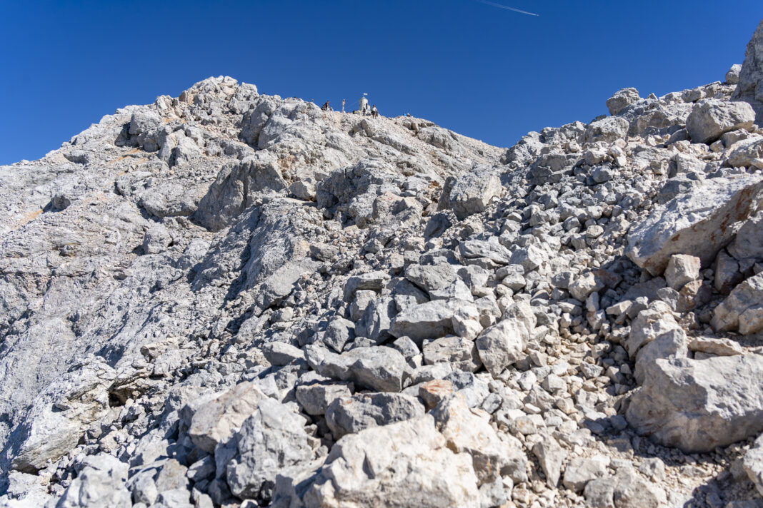 Die letzten Meter zum Gipfel des Triglav