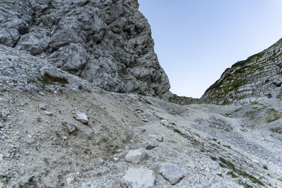 Die letzten Meter zum Luknja-Pass
