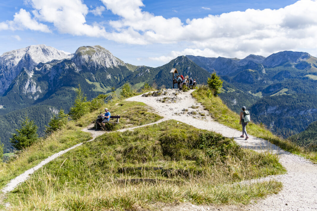 Der offene Gipfelbereich des Grünsteins