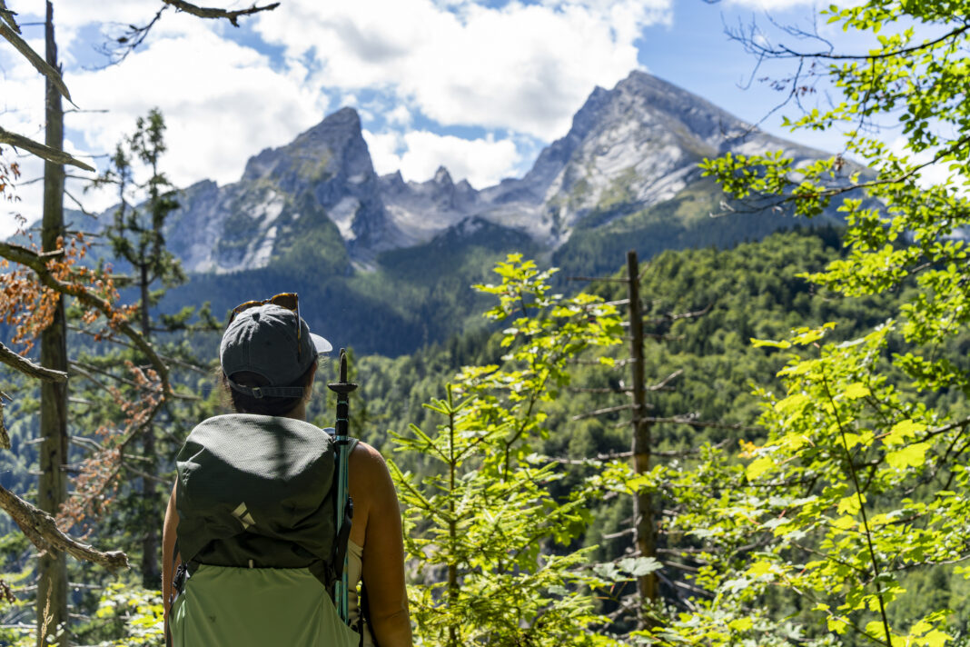 Der erste Blick zum Watzmann