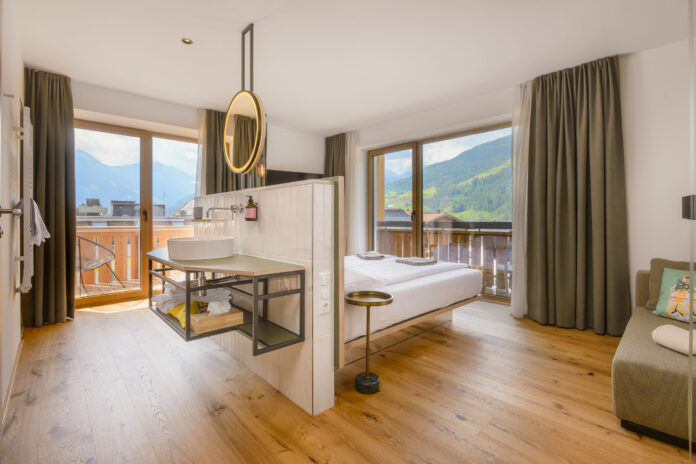 Zimmer im Hotel Blü
