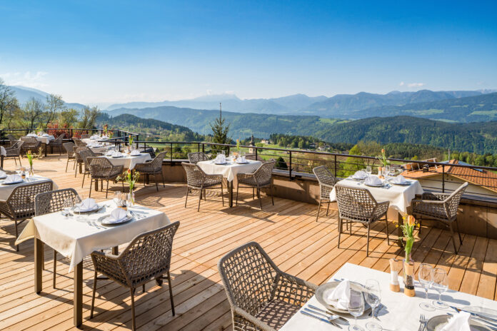 Aussicht vom Hotel Alpenrose