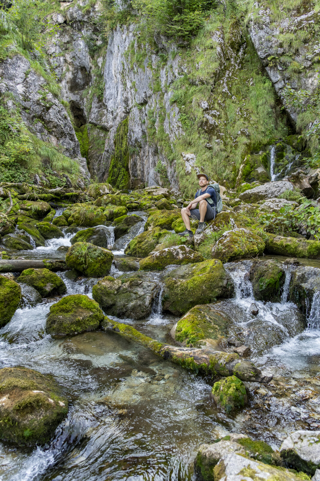 Perfekt zum Durchatmen: der Dachserfall