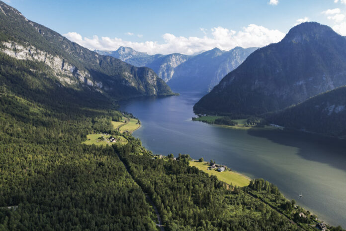Hallstätter See von oben
