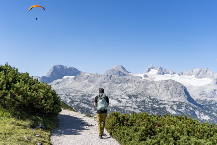 Wanderer am Krippenstein