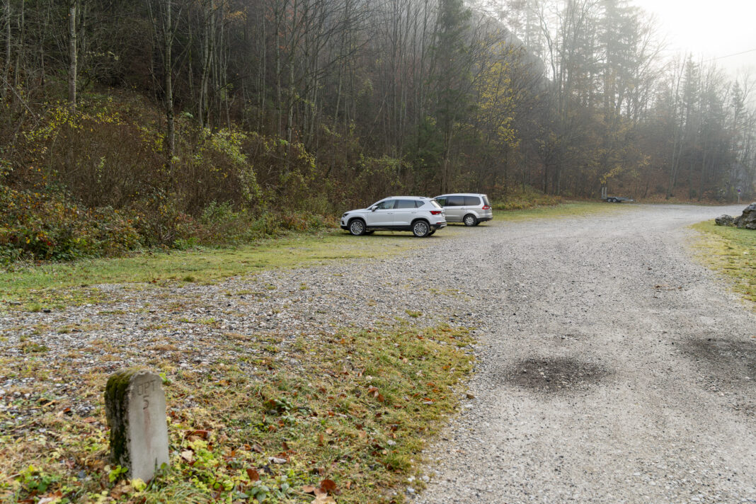 Parkplatz beim Weichtalhaus