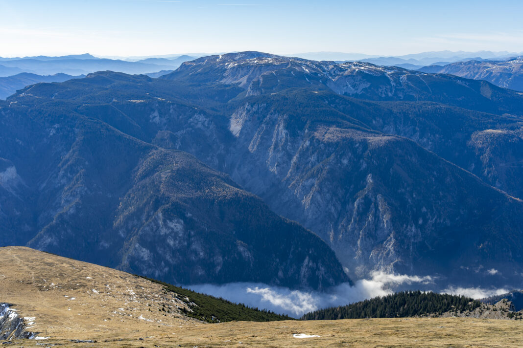 Die Rax mit ihrem Großen Höllental