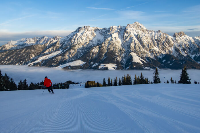 Die Leoganger Steinberge im Morgenlicht