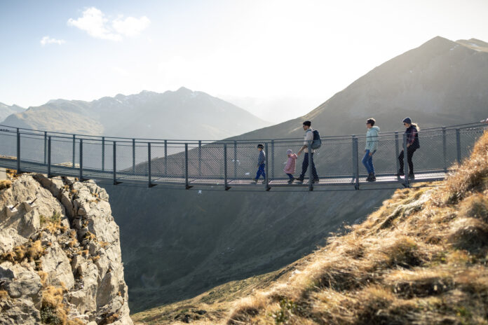 Hängebrücke auf dem Stubnerkogel